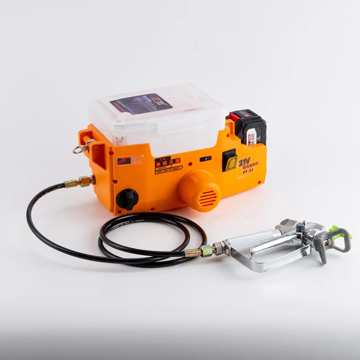 PT21 DIY Battery Small Fast Airless Spraying Machine