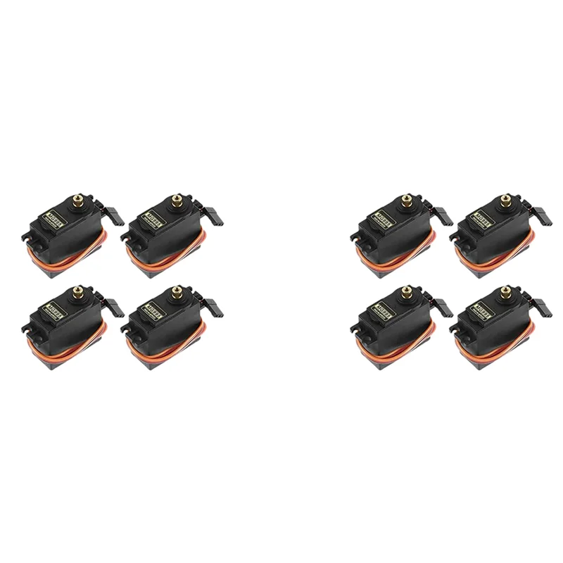 8PCS Servo Motor For MG995 Control Angle180 Metal Gear Servo 20KG High Speed Torque Servo Motor For Smart Car Robot-AT36