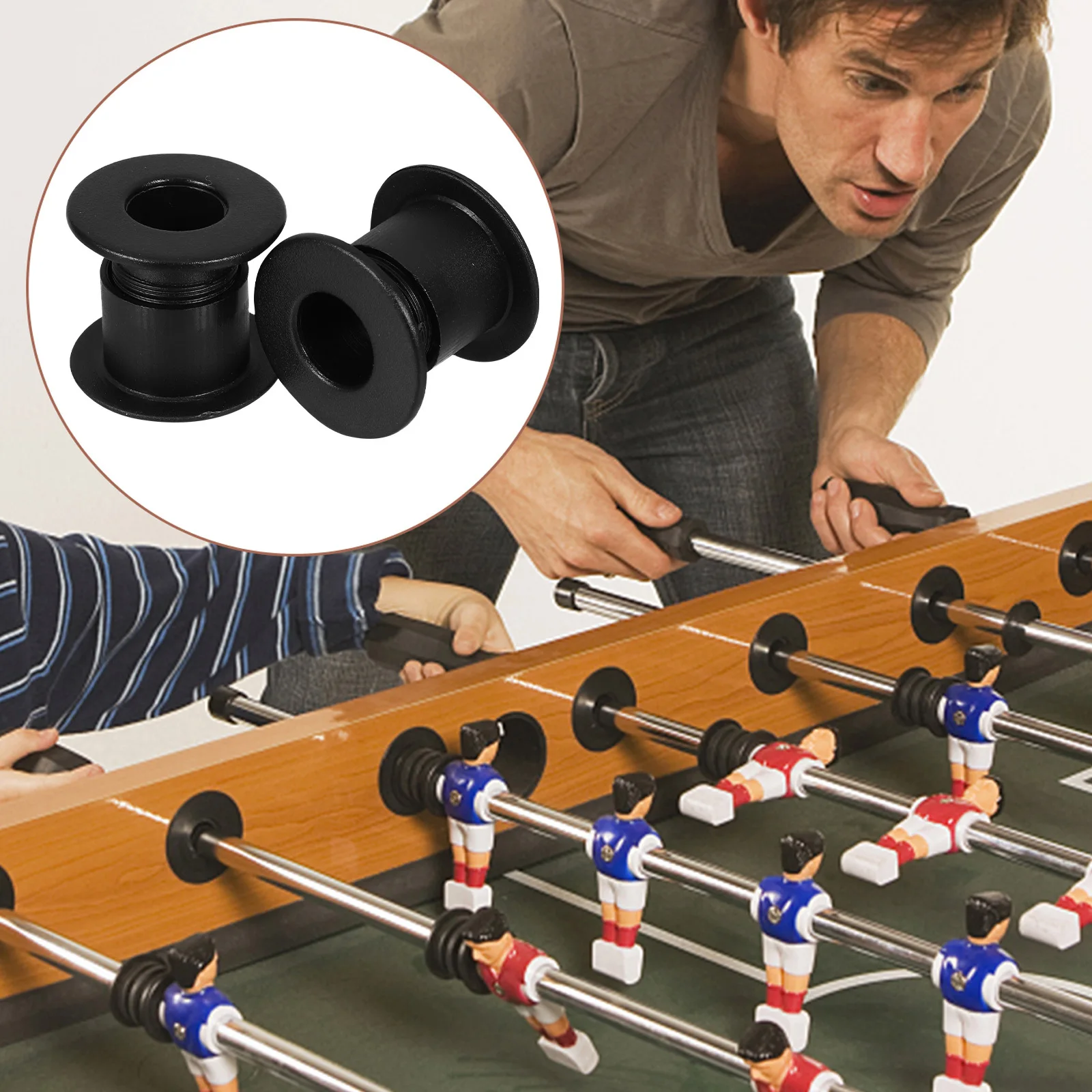 16 قطعة عمود كرة القدم الجدول ABS المواد تحمل مجموعة الملحقات دائم فووسبالل أجزاء الجدول البطانات فووسبالل البلاستيكية