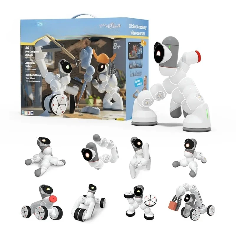 

2025High quality Full advanced Clicbot robot intelligent companion of toy robot interactive Assembled accompany