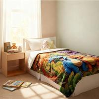 Cute Smiling Dinosaurs HD Digital Print Flannel Soft Funny Throw Blanket Four Seasons Comfortable Blanket Dragon Blankets