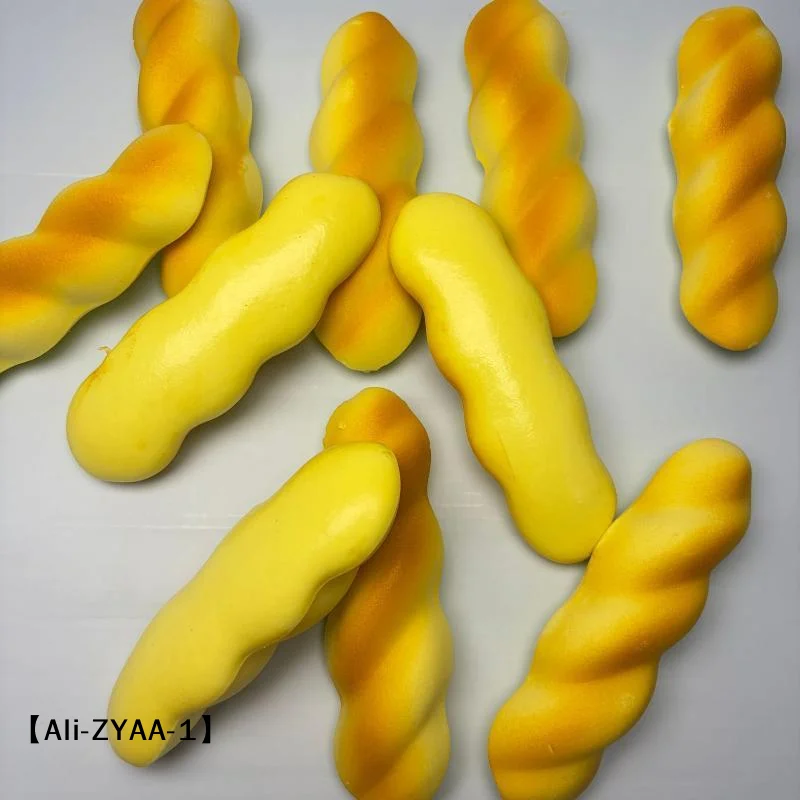 【A】Soft Lifelike Simulation Food Fake Twisted Bread Realistic Artificial Bread Model Cake Model Pressure-relieving Toys