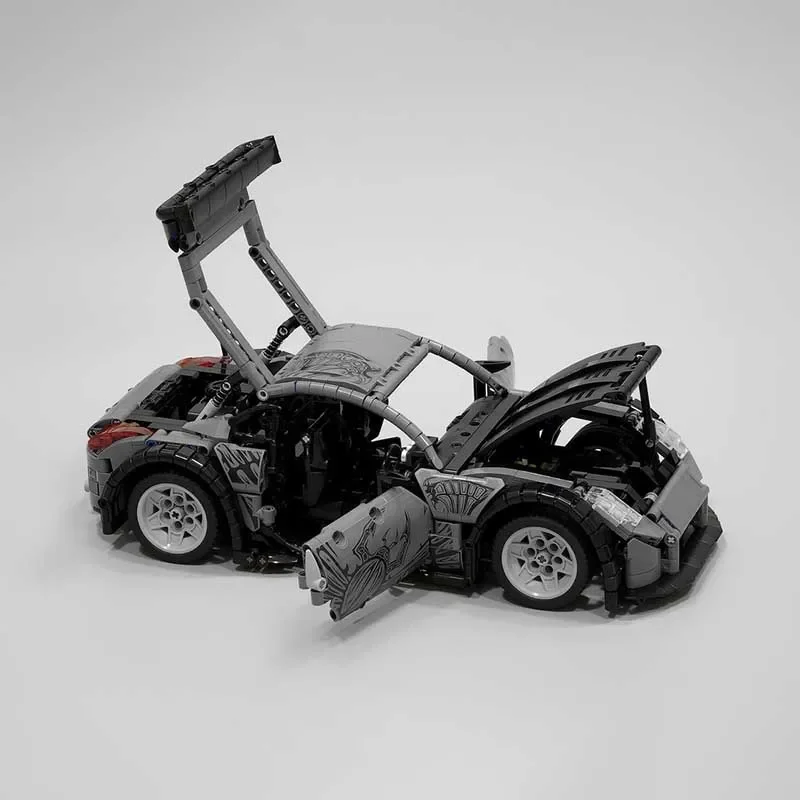 Super Sportwagen Moc Bouwstenen DK's 350Z (1:12) Kampioen Snelheid Auto Model Technologie Blokken Montage Gift Speelgoed DIY Sets