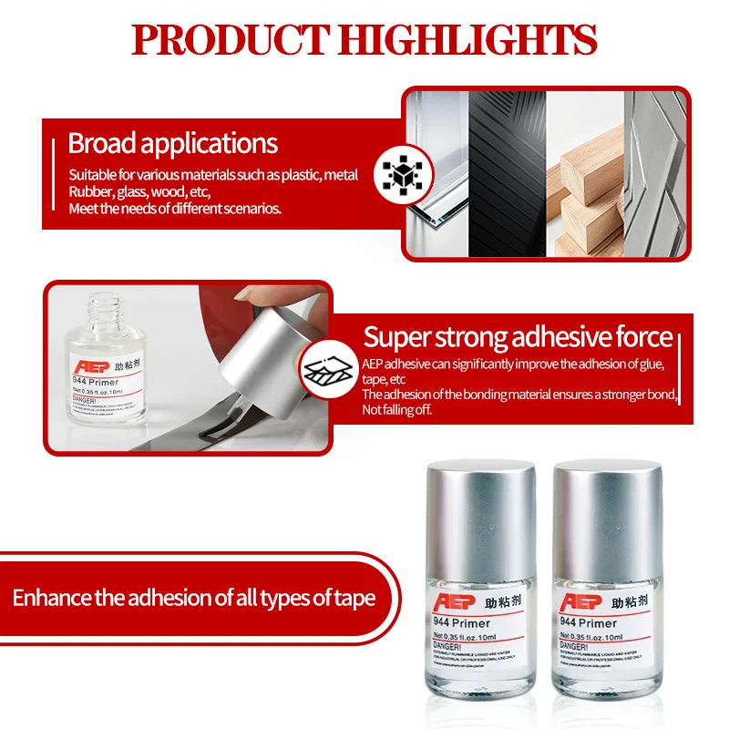 Promotor Kleju Samochodowego Przezroczysty Promotor Kleju Podkład 944 Podkład Promotor Kleju Taśma Mocująca Taśma Dwustronna Podkład Promotor