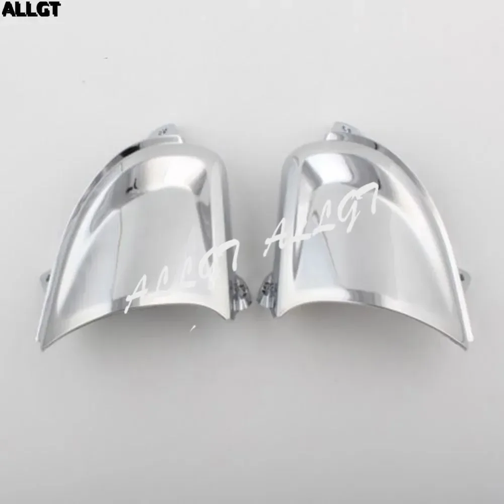 ALLGT Front Chrome Headlight Cover Trims Fits Honda Gold Wing GL1800 2001 2002 2003 2004 2005 2006 2007 2008 2009 2010 2011