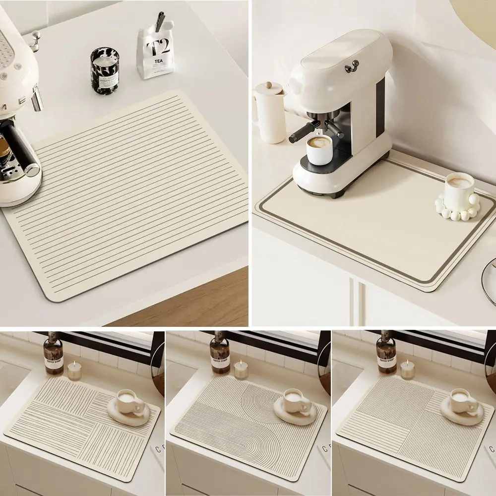 حصيرة أدوات مائدة قابلة للغسل مانعة للإنزلاق ، وسادة طعام قابلة للطي ، حصيرة سطح الحمام ، أسلوب خيالي ، تصفيف الموضة #1