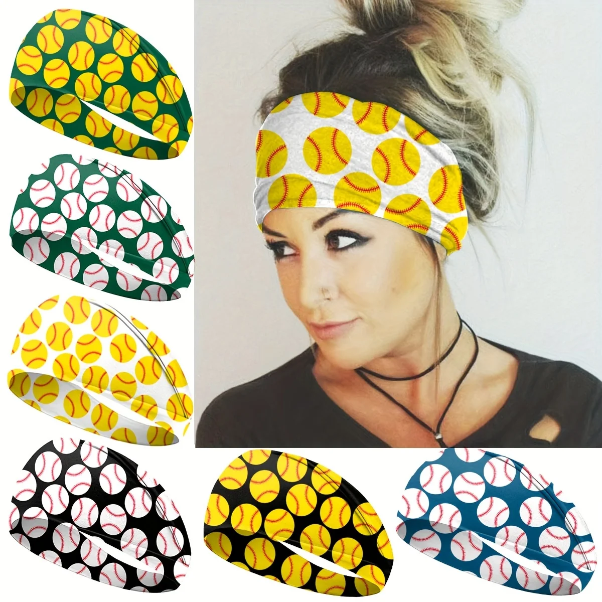 

Tennis Sports Lightweight Headband Elastic League Female Fashion Matching Headband Accessories
