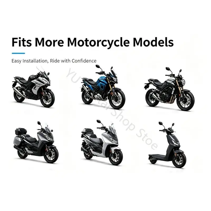 96BA Aluminium-Motorrad-Kamera-Klemmhalterung mit Gabel-Action-Kamera-Gelenk – Detail 5