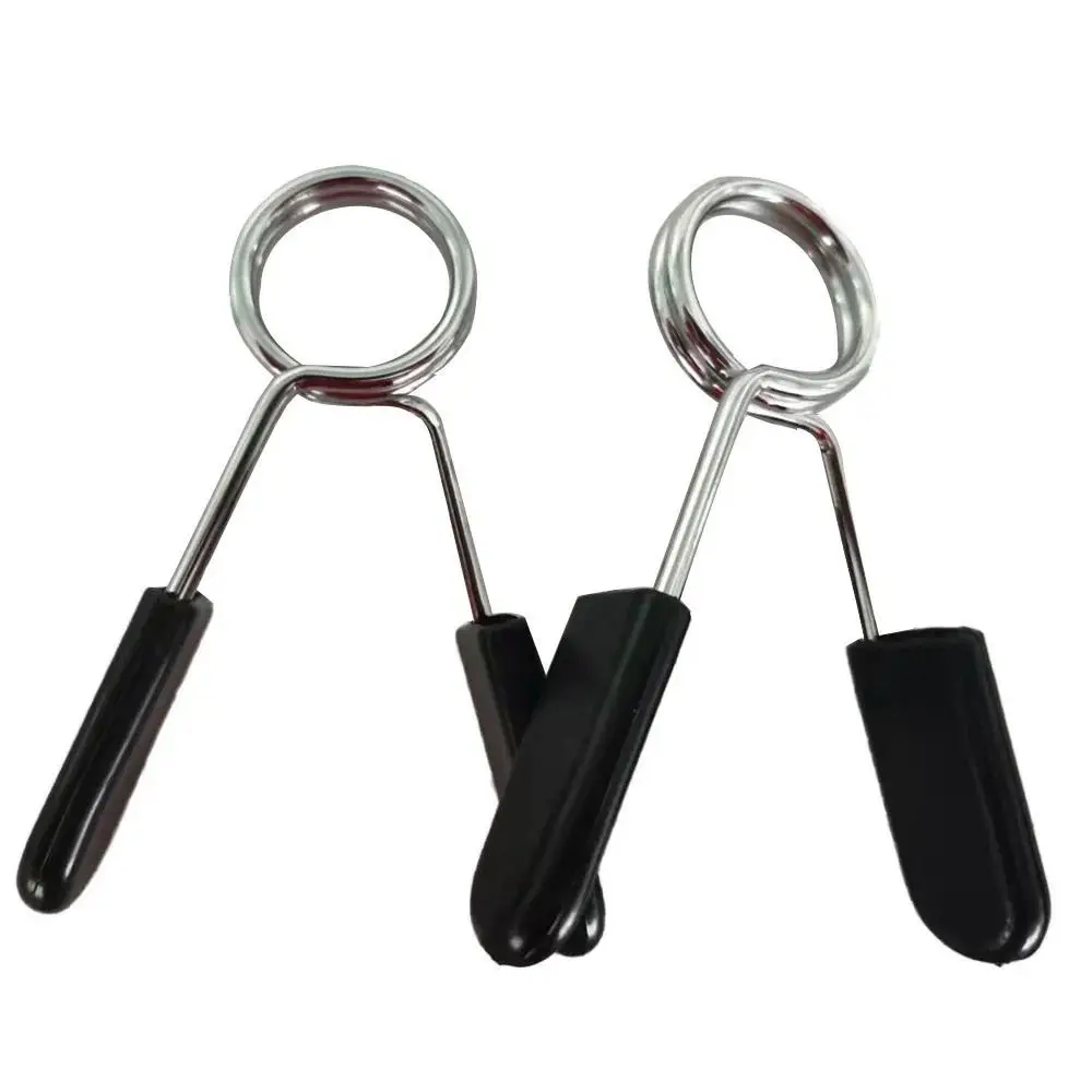 1 Paar Gym Langhantel-Clips, Anti-Lockerungs-Hantelfeder-Kragen-Clips, Sicherheitsschutz, stabile Langhantel-Verriegelungsklemme – Detail 6