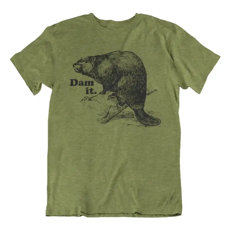 Dam It Beaver Graphic Tees Funny Shirts Mens Tshirt Tshirts Gifts Novelty