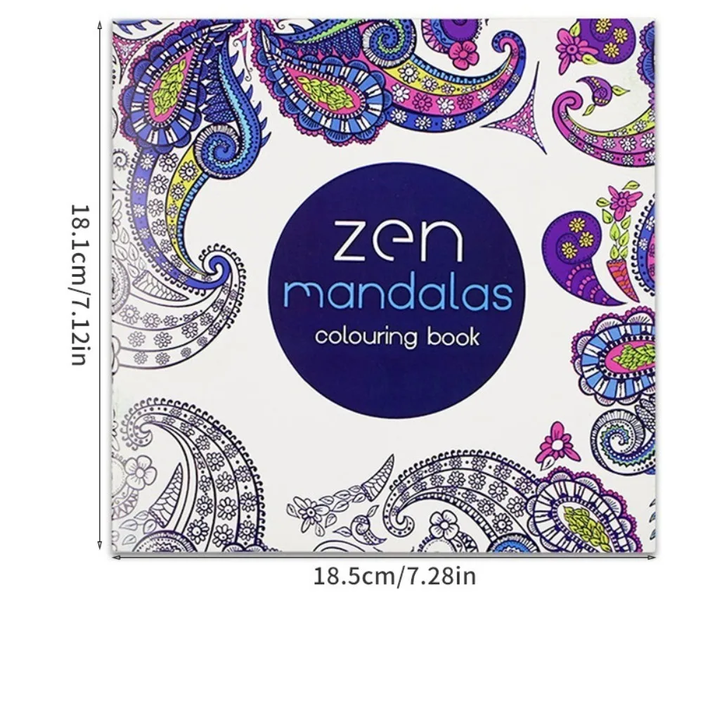 New Kill Time Graffiti Book Relieve Stress Educational Painting Drawing Art Book Mandalas Flower Doodles Book
