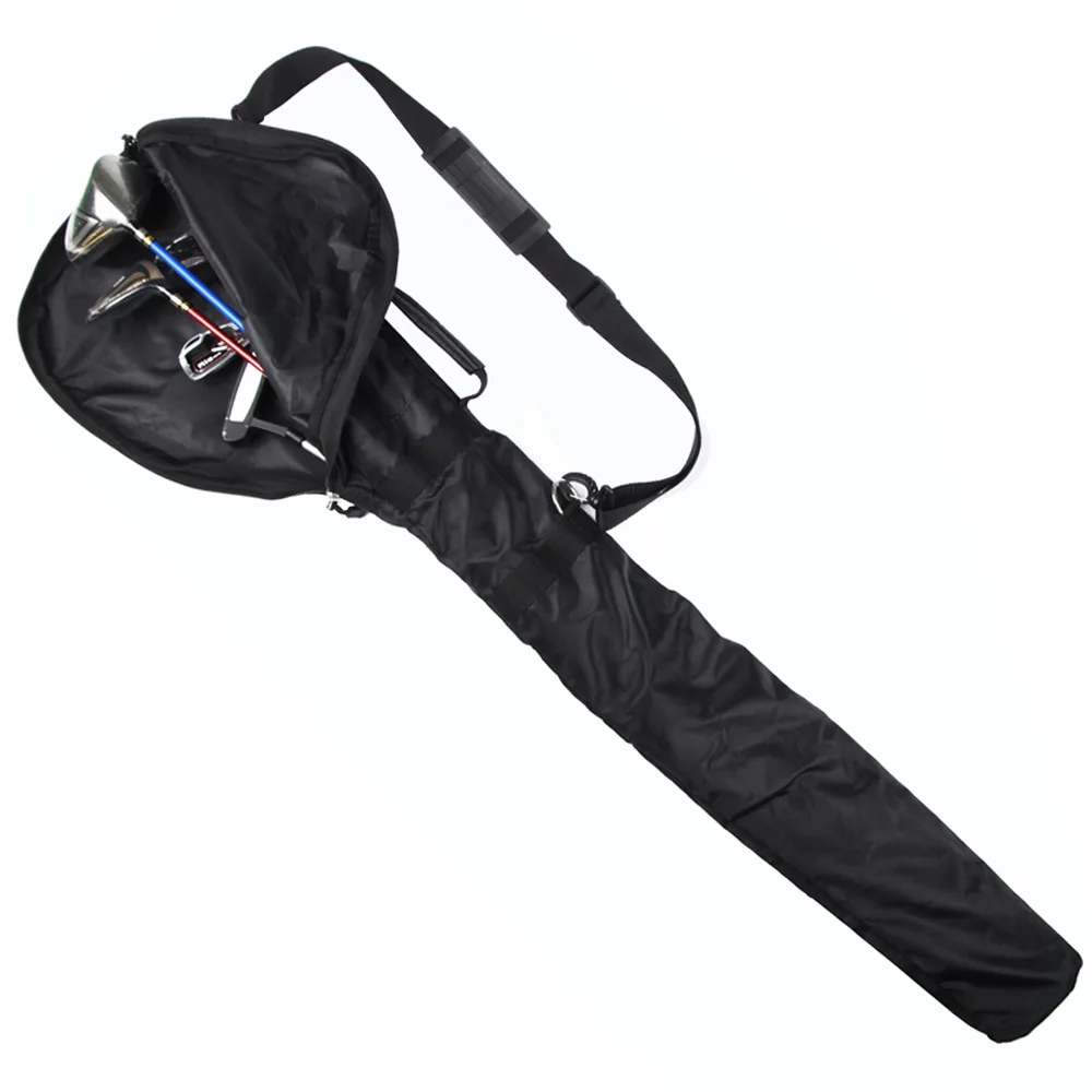 Foldable Club Bag Golf Accessories Dustproof Gun Bag Nylon Fabric Golf Club Moisture Proof Storage Bag Mini 5-7 Pack Club Bag