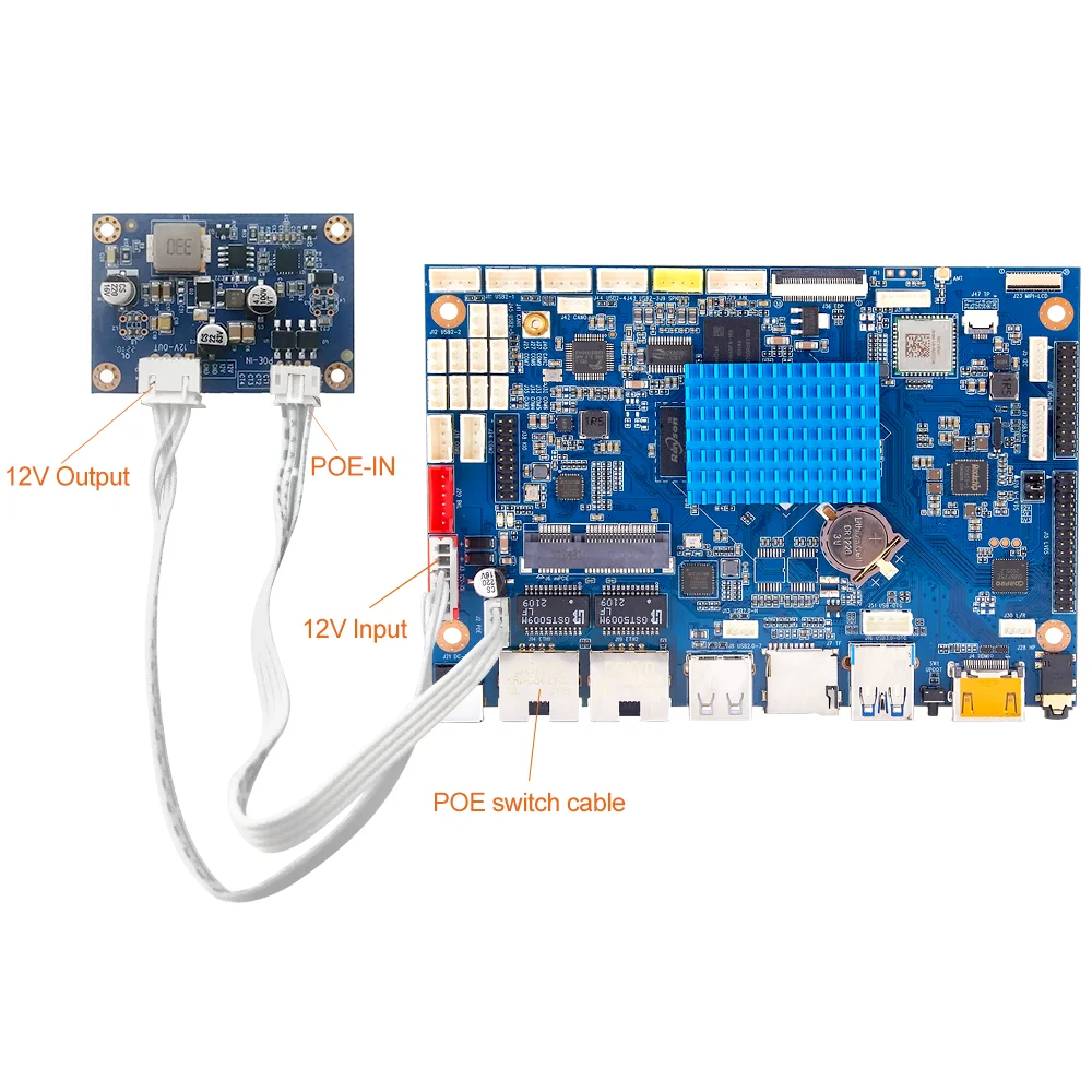 POE Power Expand board Only for Liontron Motherboard Which have POE Powered interface