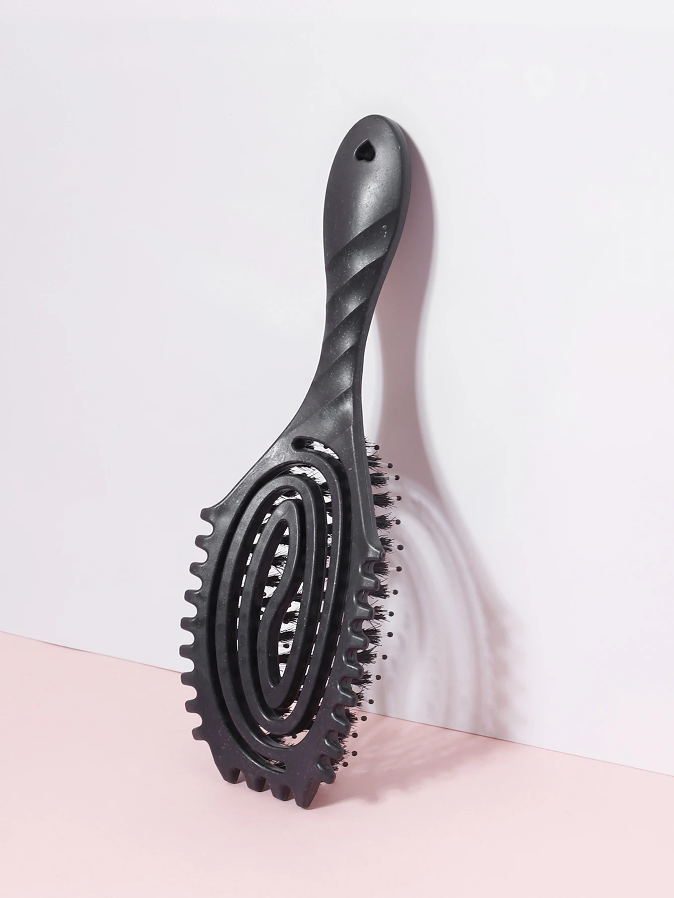 Hollow Comb with Bristles, Scalp Massage Comb