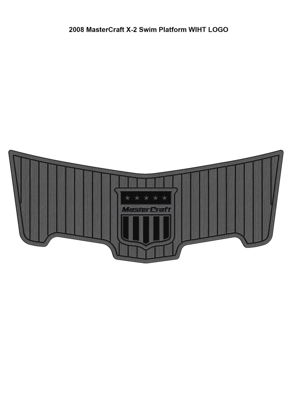 

2008 MasterCraft X-2 Boat Swim Platform Pad Boat EVA Foam Faux Teak Deck Floor SeaDek MarineMat Style Self Adhesive LKV5