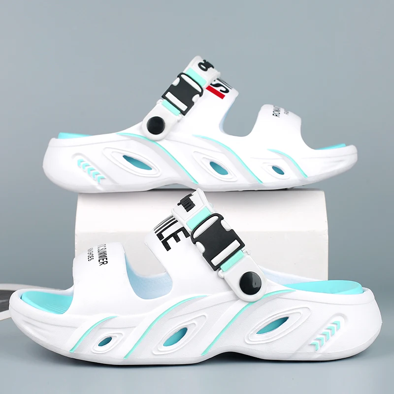 

YRZL Summer Sandals for Men Beach Slippers Lightweight Non-Slip Comfortable Casual Shoes Men Women Outdoor Water Shoes Sandals