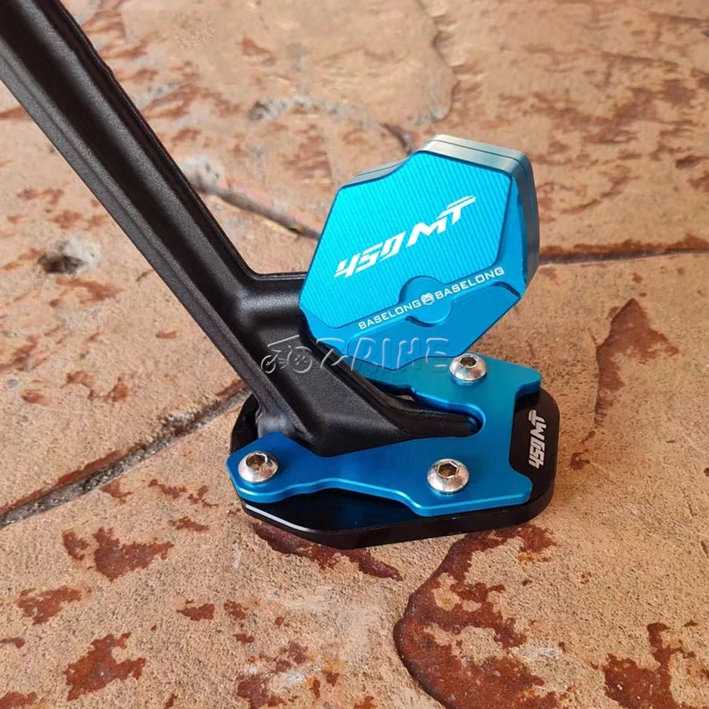 

Kickstand Side Stand Extension Pad Enlarger Support Plate For CFMOTO CF 450MT 450 MT MT450 2024 2025 Motorcycle Aluminum Parts