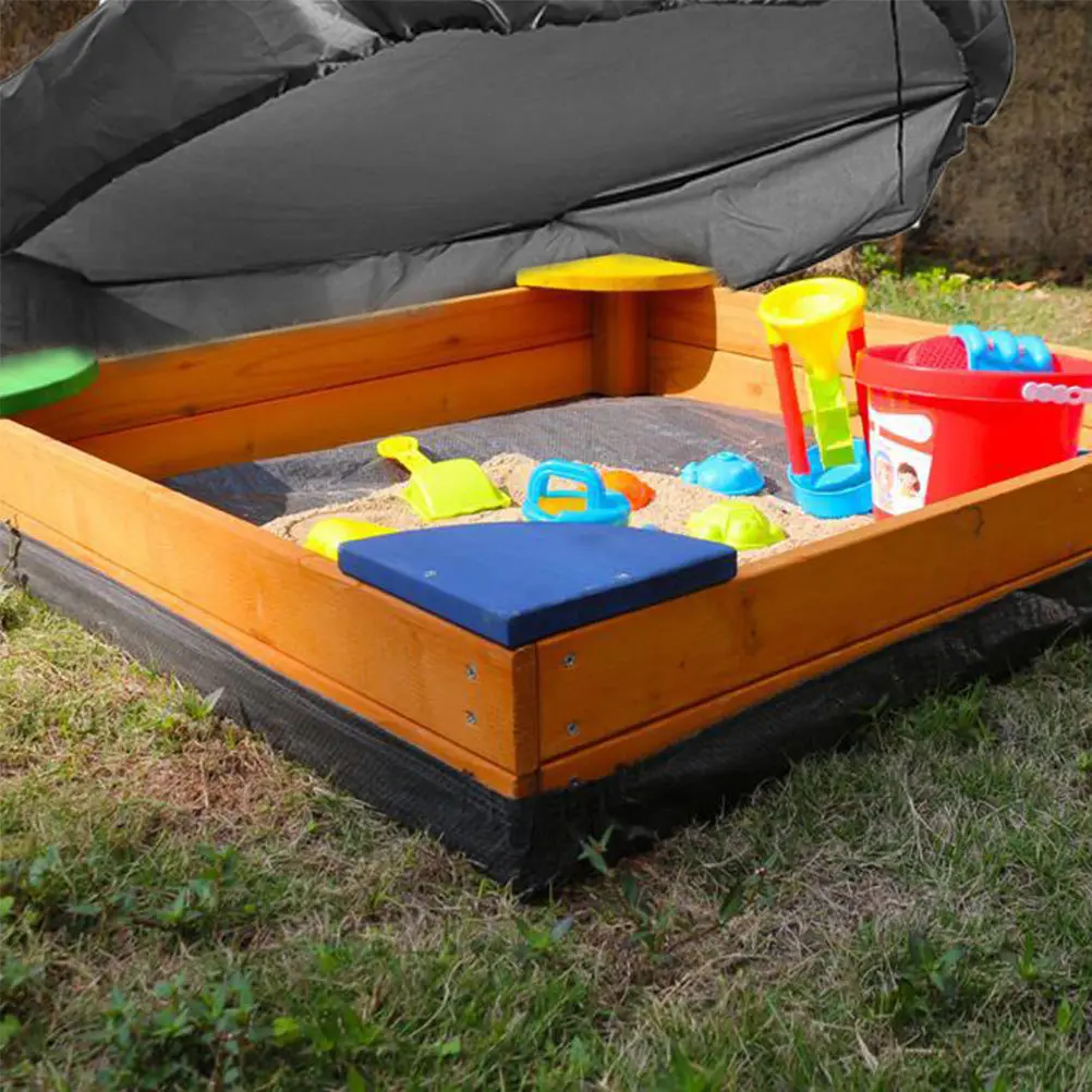 

Children Cover Waterproof Thick Wear-Resistant Dustproof Uv Protection Outdoor Sandbox Cover For Kids Play Area