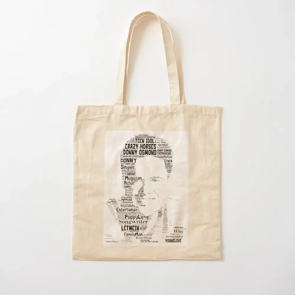 

Donny Osmond Tote Bag canvas tote Custom bag Canvas bag for women