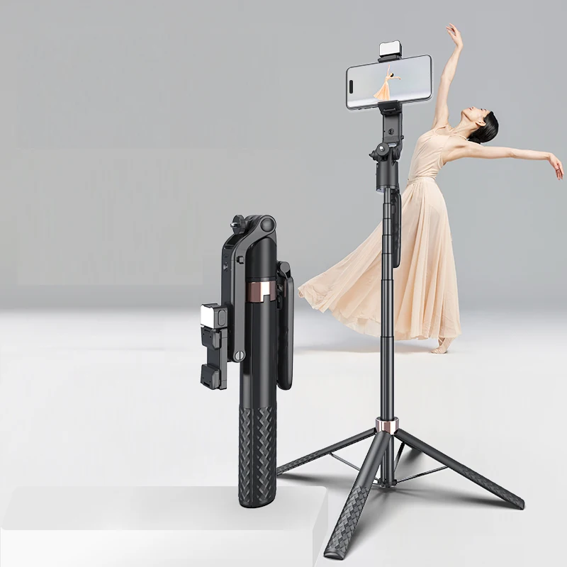 

Latest 360 Face Tracking Follow-up Bracket With Stable Quad Stand Smart Live Stream Adjustable Overhead Shot Retractable Stand