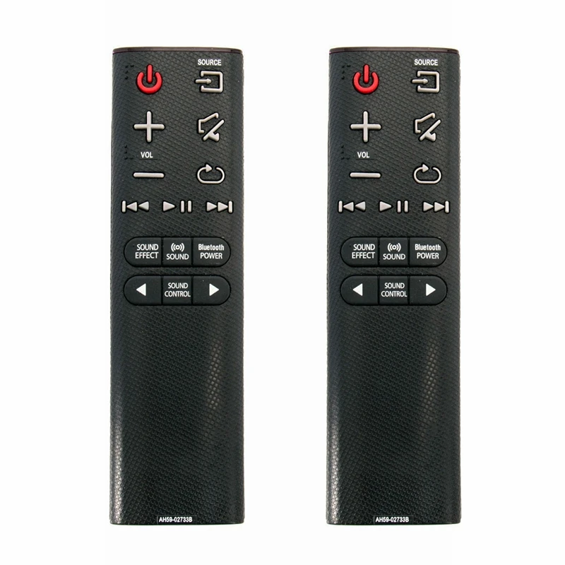 2X Remote Control Ah59-02733B For Samsung Soundbar Hwk360 Hwk450 Hwk550 Hwj4000