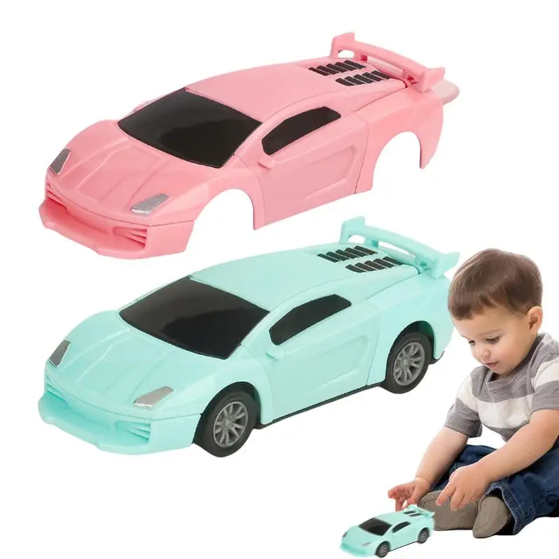 Coche de juguete para niños pequeños, vehículo de carreras portátil alimentado por fricción, camión de juguete