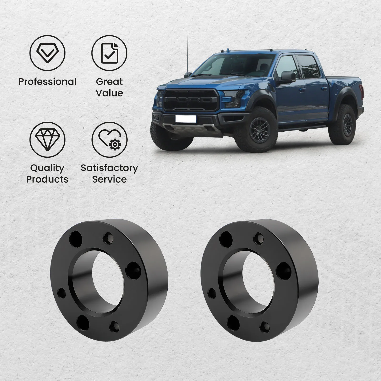 2.5 Front Leveling Kit For Ford F150 2WD 4WD 2004-2018 2019 2020 2021 2022 2023