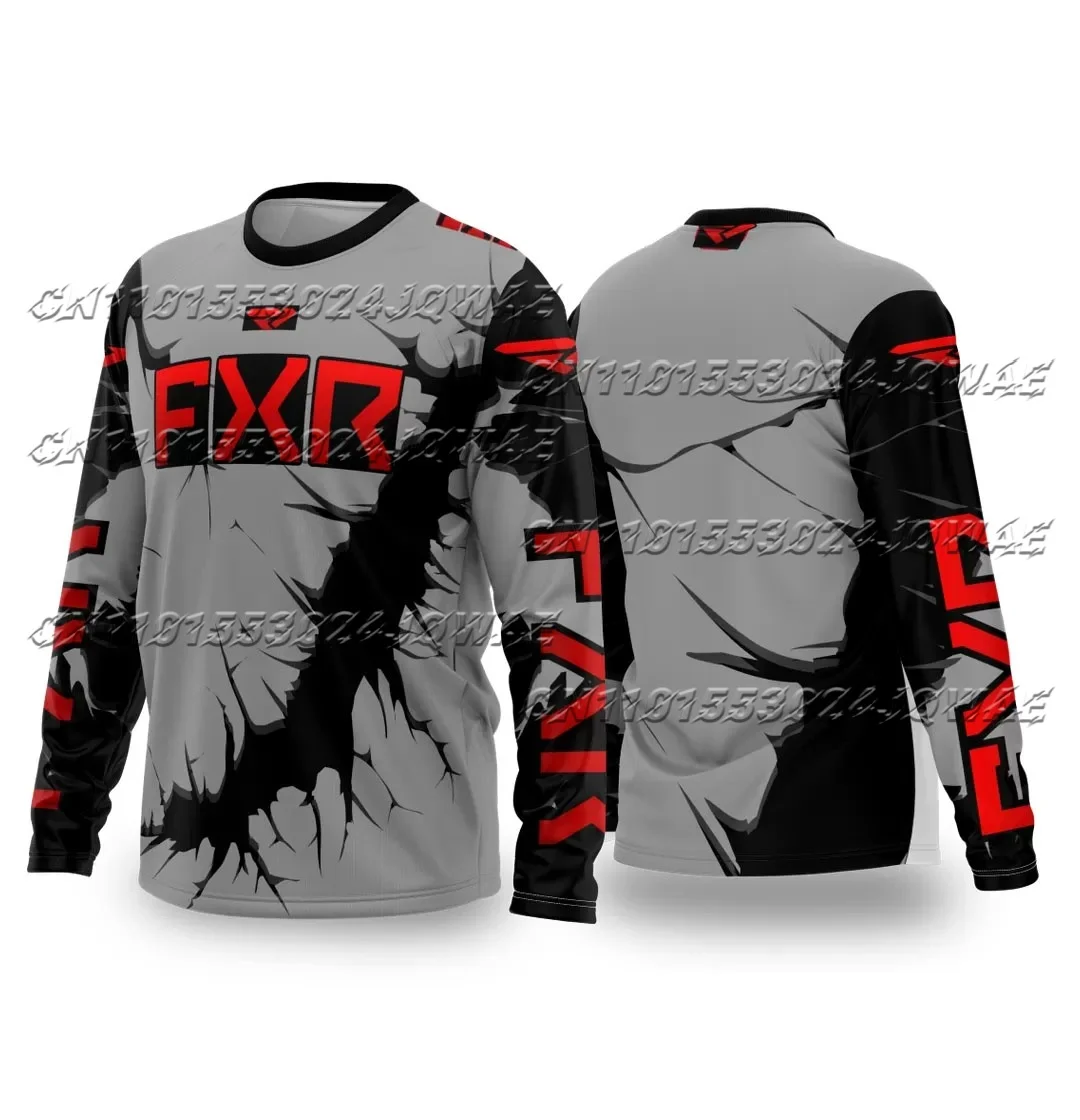

Men Women Motocross Special FXR Racing Riding Suit Loose Breathable Quick Drying Sweat Absorbing Motorcycle Long Sleeved T-Shirt