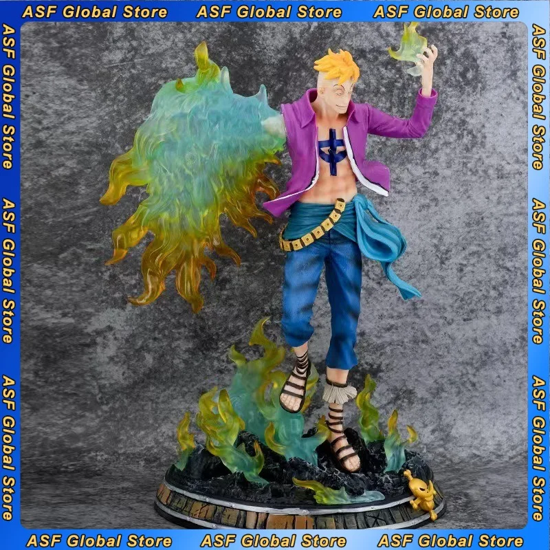 

44 см ONE PIECE Marco аниме фигурка ПВХ модель настольное украшение статуя периферийные устройства украшения коллекция подарки на день рождения игрушки для детей