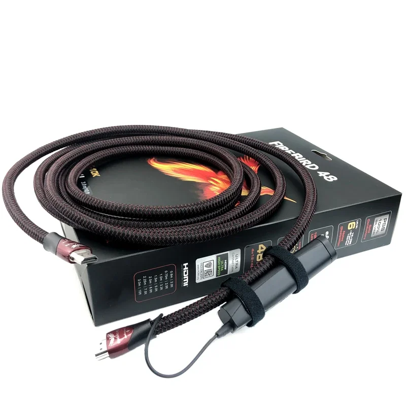 FireBird HDMI Cable 10% Silver AV TV Ultra HD Video HiFi Audio EARC Cable 8K-10K 48Gbps 2.1 HDMI Cables