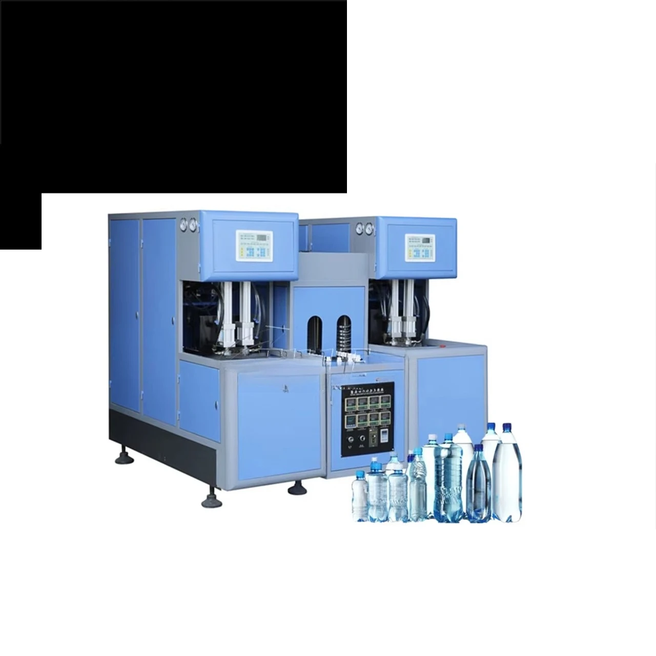 Semi-Automatic PET Bottle Blowing Machine For Small Plastic Bottles 100ml-2L Beverage Filling Machine Stainless Steel