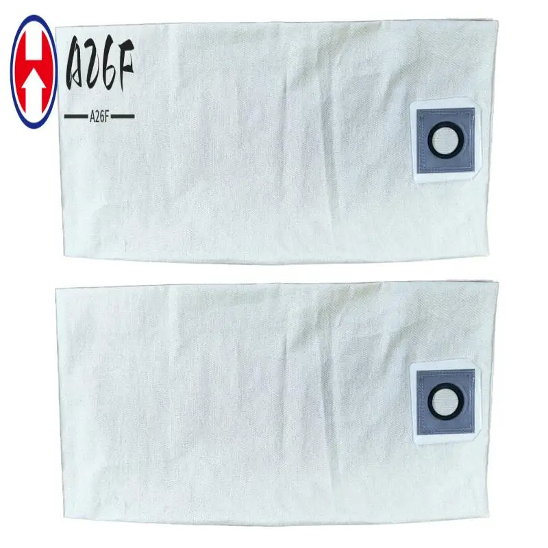 

A26F-2PCS Washable Dust Bags For Karcher NT50/2 70/2 90/2 Vacuum Cleaner Parts Replacement Precision Dust Bag Zipper Bag