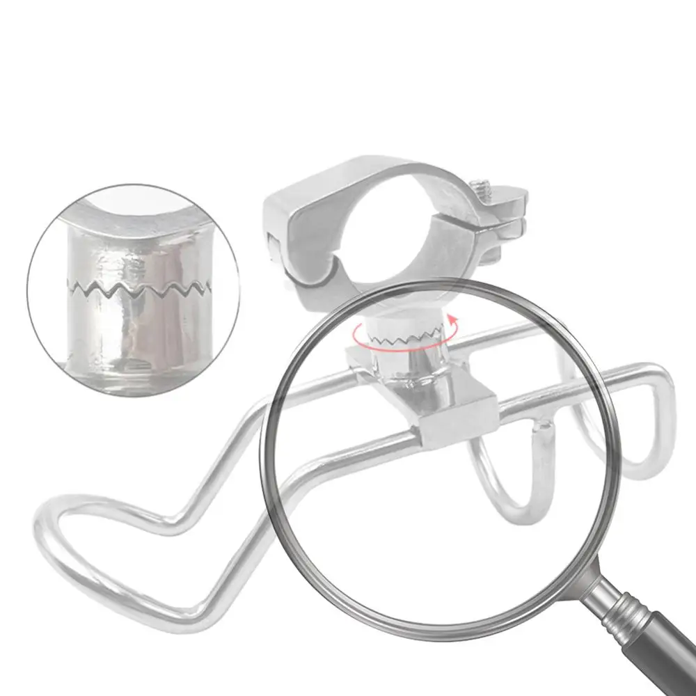 

Держатель для удочек из нержавеющей стали, крепление на рейлинг, двойной, поворотный на 360 градусов ° Кронштейн для удилищ, держатель для удочек для каяка, аксессуар для лодки