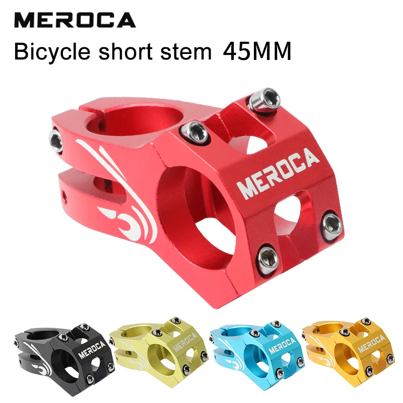 

MEROCA Mtb Power Road Mountain Bike Table Handlebar Advance Negative Short Power Bicycle Bridge Rod 45mm Stem 31 8 Riser Cycling