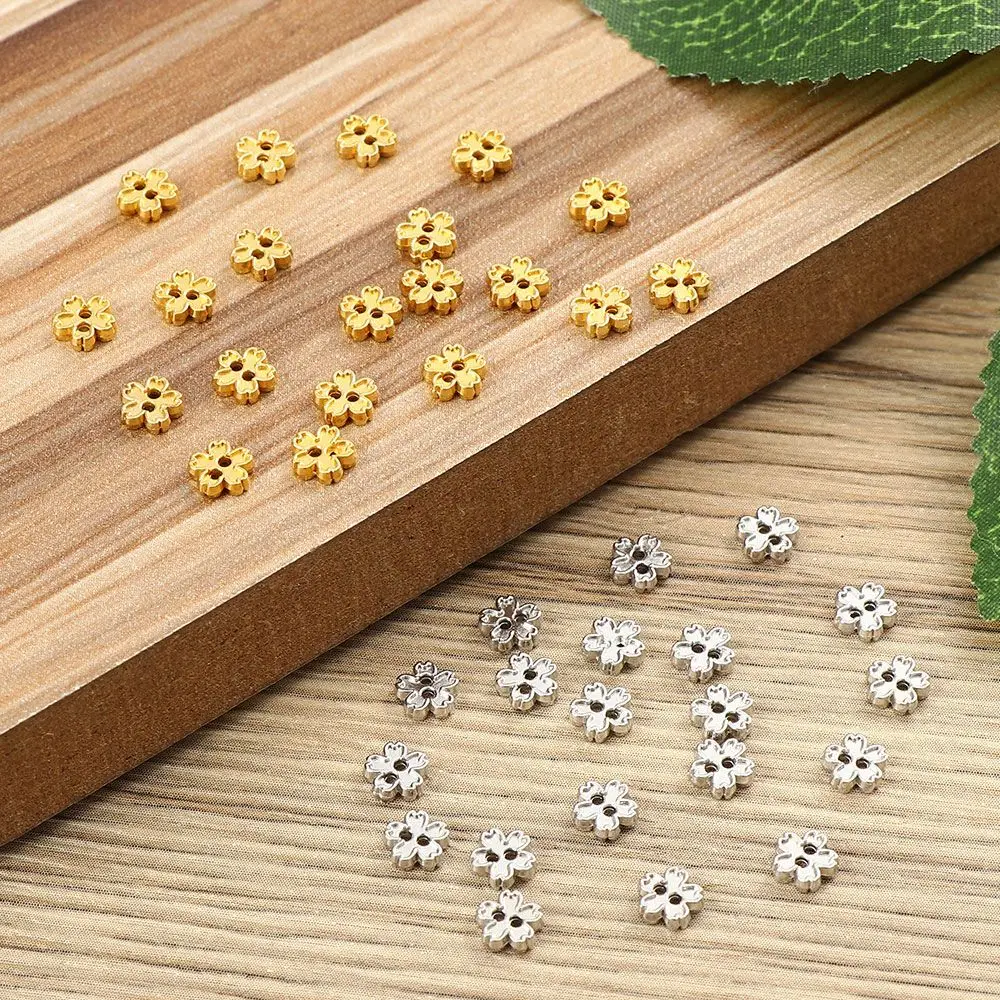 Gift Accessories Dollhoues Miniature 4 Colors Mini Buttons Metal Flower Buckles DIY Doll Clothes Clothing Sewing Buckle