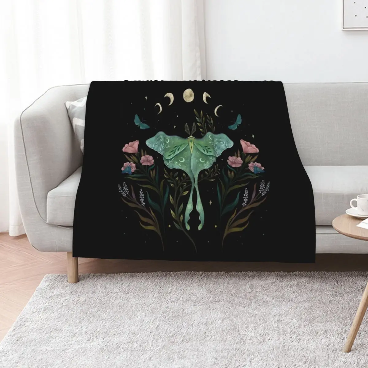 Luna and Forester Throw Blanket for sofa Sofa Quilt warm for winter funny gift Softest Baby Blankets