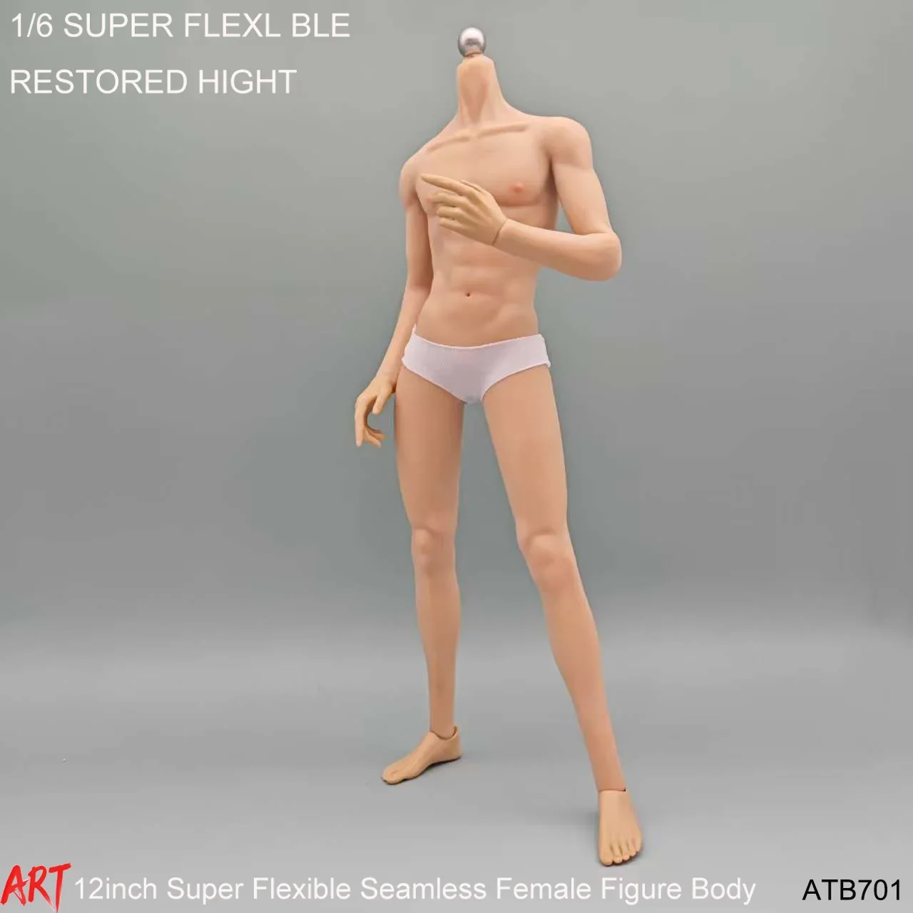 12-Zoll-Actionfiguren-Körpermodell für männliche Soldaten – superflexible, nahtlose blasse Sonnenbräune für individuelle militärische Sammlung mit JJ-Modell