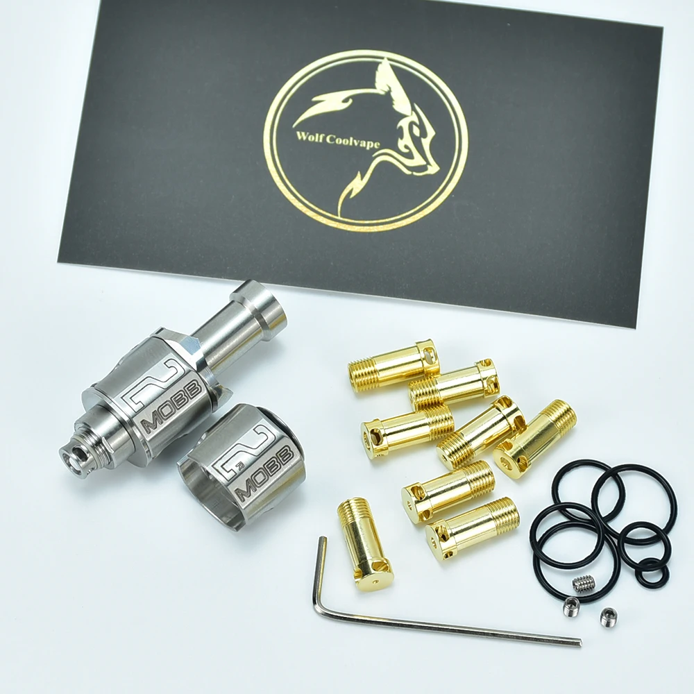 WolfCoolvape Billet BOX Boro Tank Monarchy MOBB V2 M2 RBA Bridge VAPE PRC ProRo Atomizer Boro Tank replacement coil - related product image