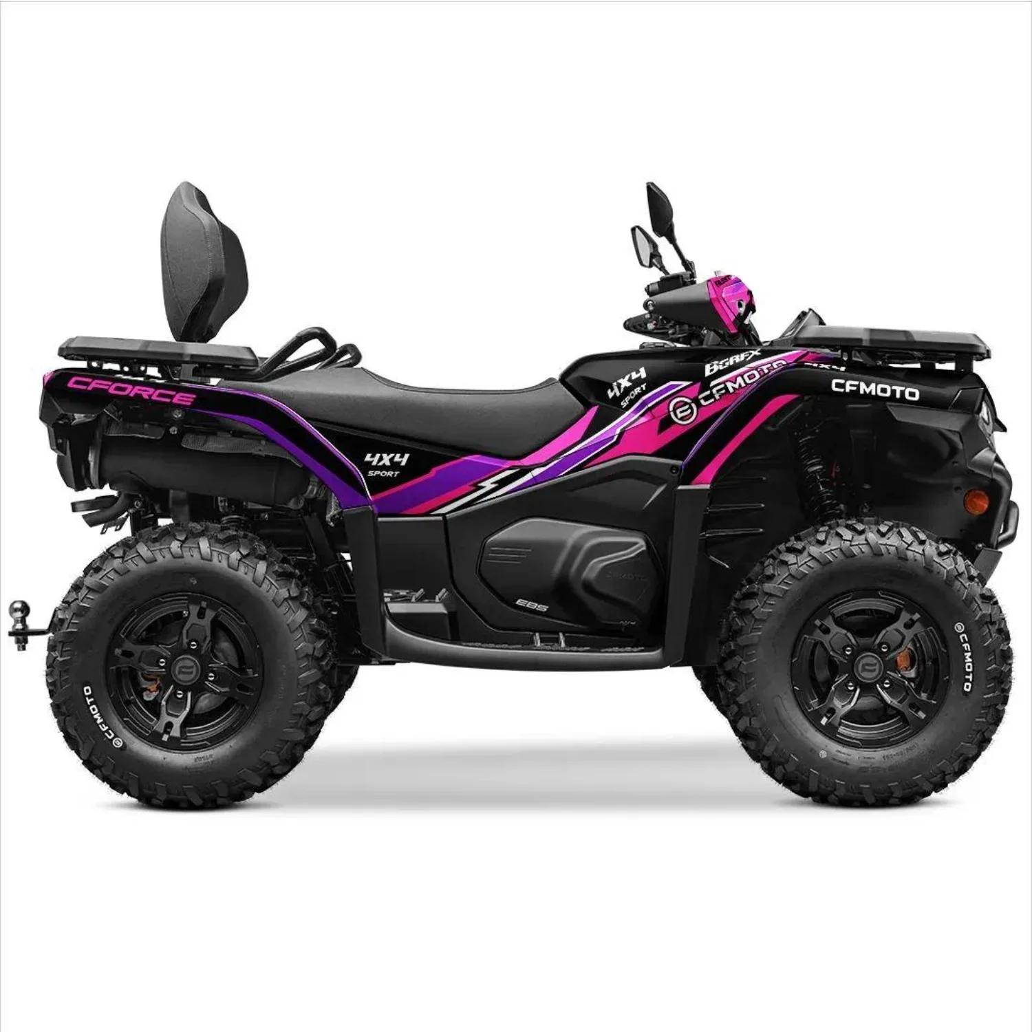 Body Fairing Sticker Decals Protective Quads / Atv 4x4 Full Graphic Kit For CFMOTO CFORCE 400+450+500+520 2022-2026  Design-23