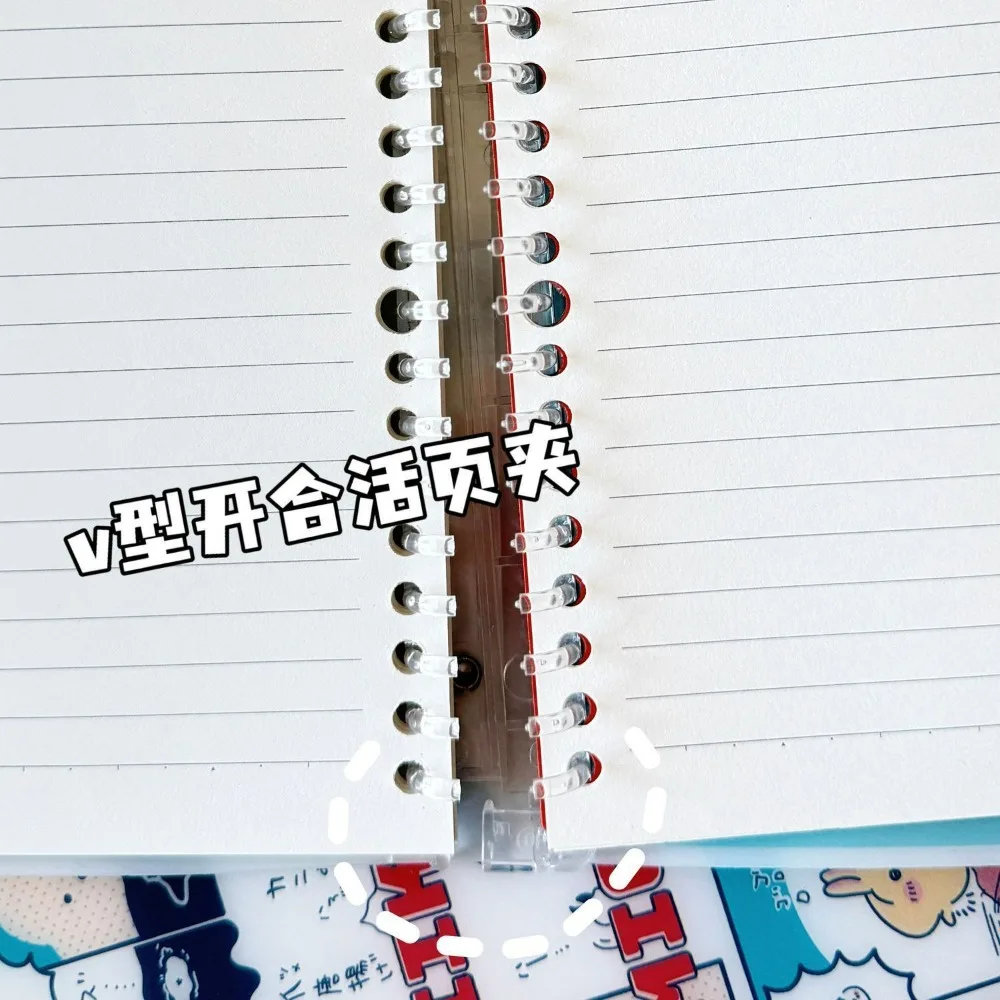 Chiikawa Comic Series B5 Loose Leaf Notebook Portable Student Writing Journal Durable Paper Notepad Office Stationery