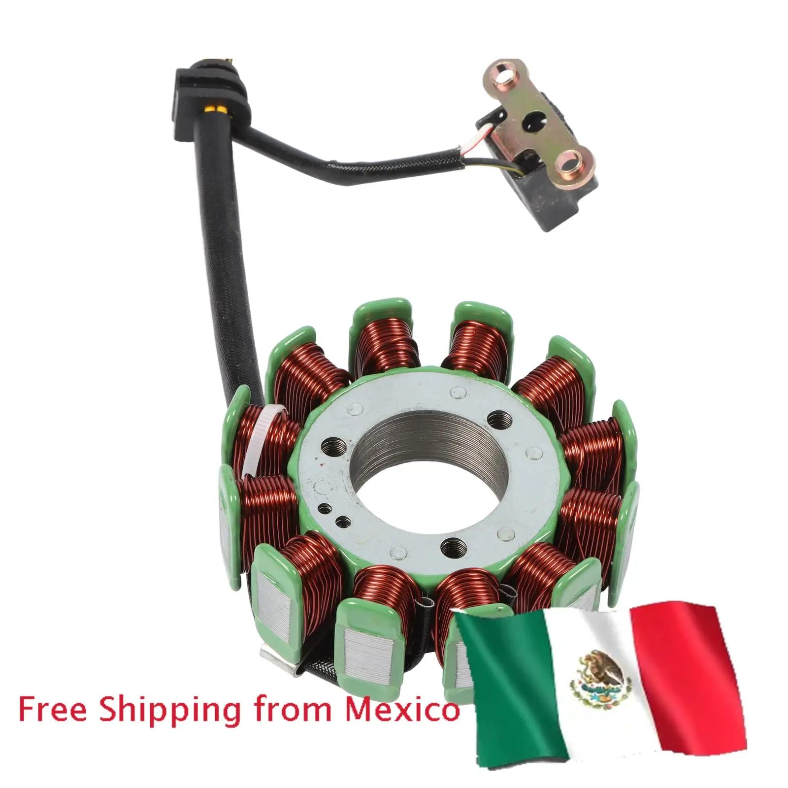 Bobina de Estator para Motocicleta, Kit de Ensamblaje de Bobina de Estator de Generador Metálico para Bajaj Pulsar AS200 NS200 2017-2023, Accesorios de Encendido