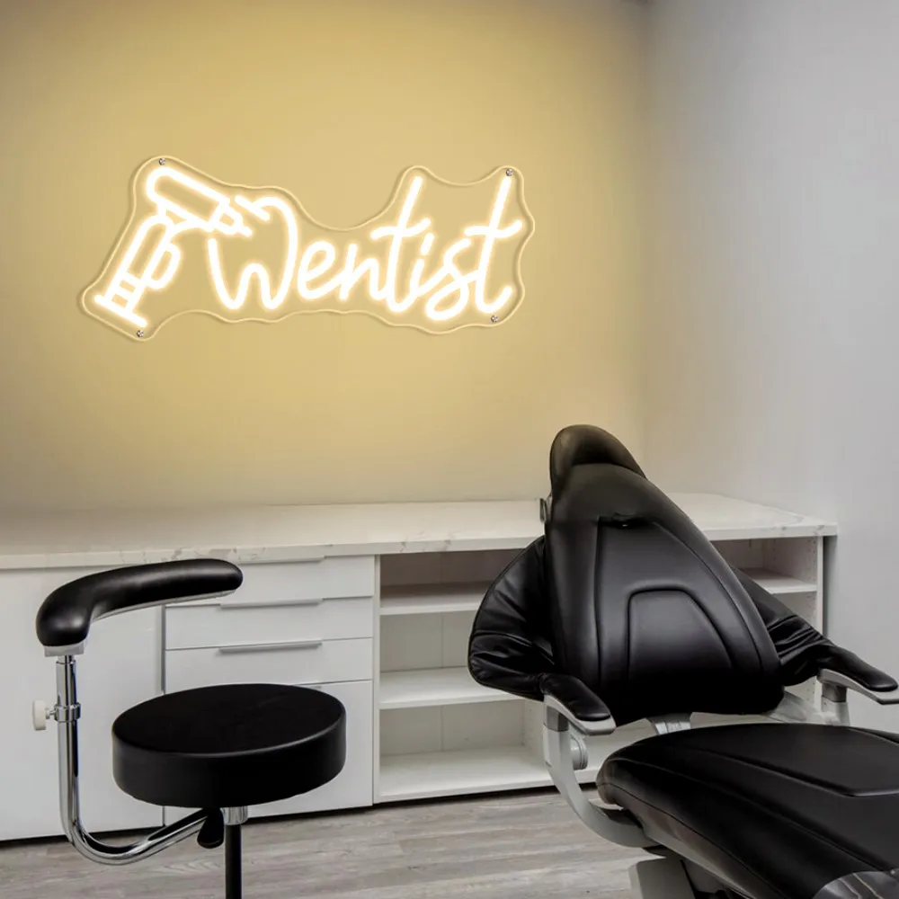 

Dentist Neon Led Sign Dentist's Office Wall Room Beauty Solon Decor LED Neon Light USB Dental Clinic Bedroom Decoration Signs