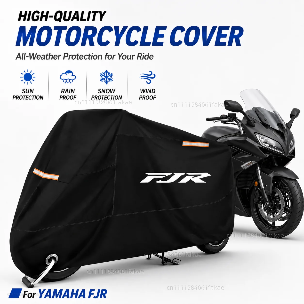 Motorcycle Cover Waterproof Outdoor All Season Dustproof UV Protective Moto Scooter Rain Cover For YAMAHA FJR 1300 FJR1300 FJR
