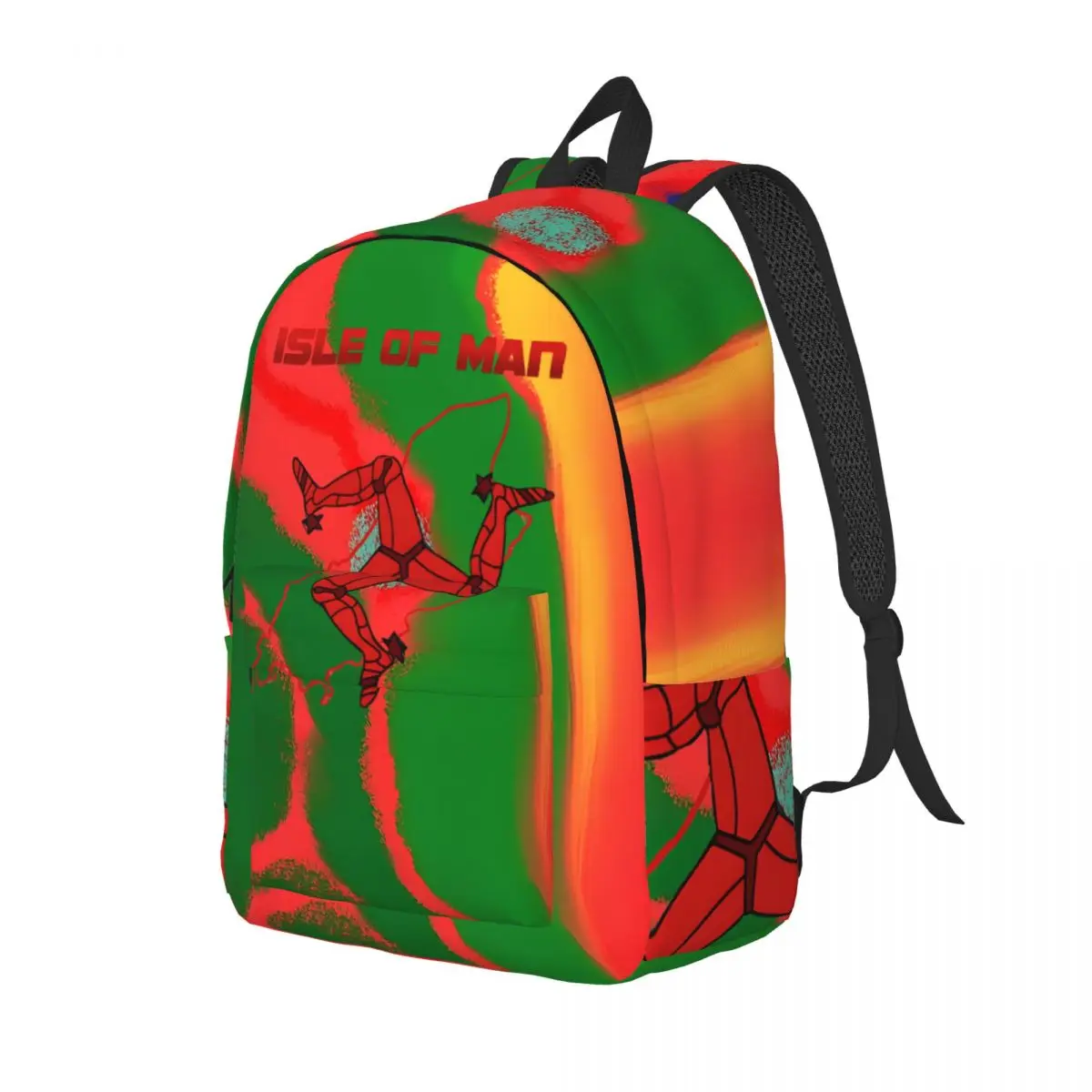 Book Pack Cool Sturdy Shoulder I-Isle Of Man Female Back To School Gift Personalised Kindergarten Bag Office Work School