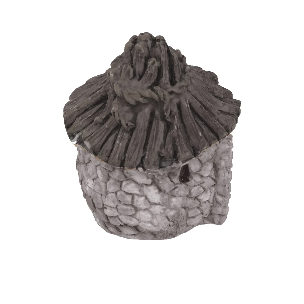 

Retro Purple Mini Landscape Decoration Cottage 43x25mm Aquarium Tank Decor Mini Landscape Ornament Garden Yard Pet Supplies