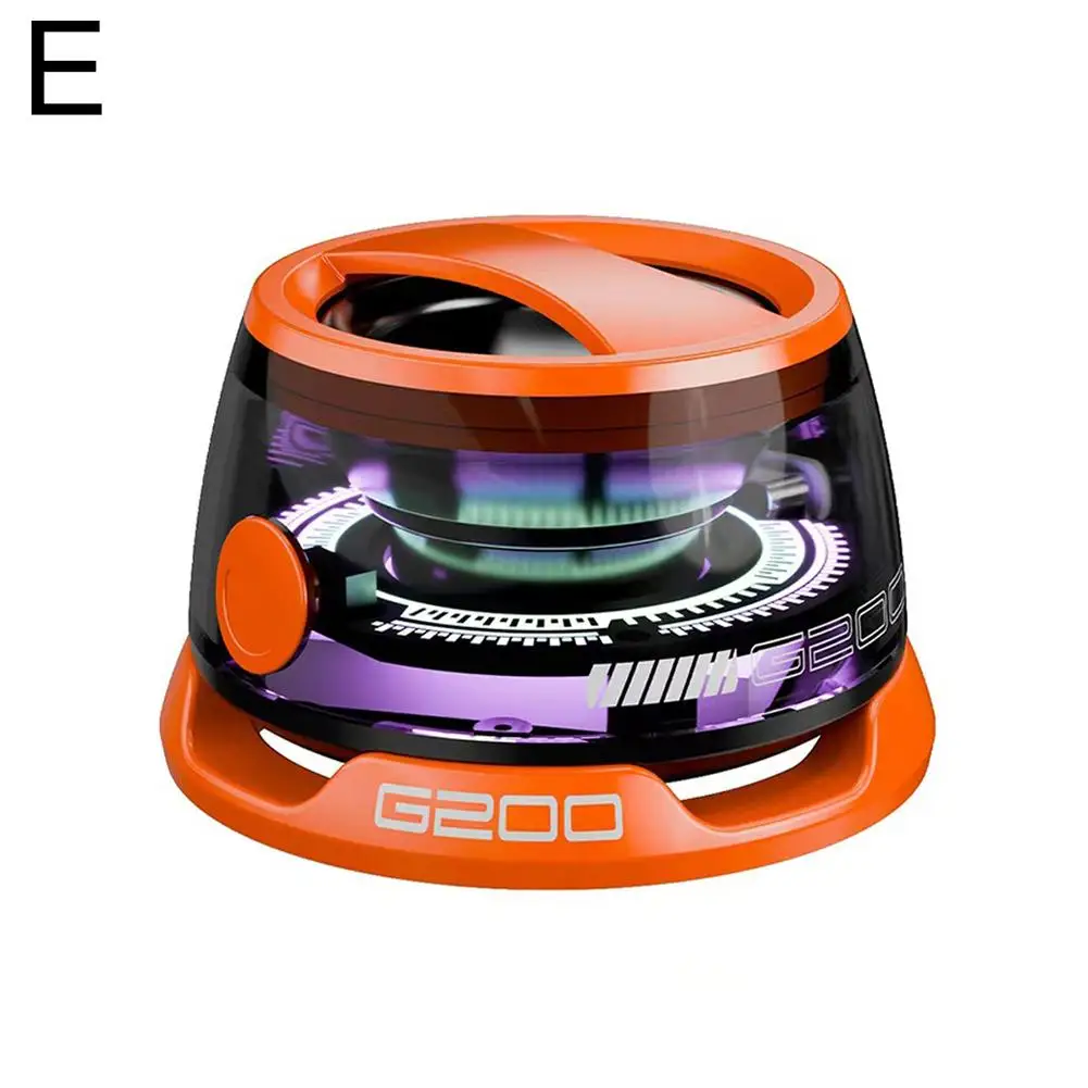 Haut-parleur Bluetooth magnétique portable multifonctionnel, sans fil, véritable éclairage, mini son à la mode, RVB 5.3, boîte J0f4