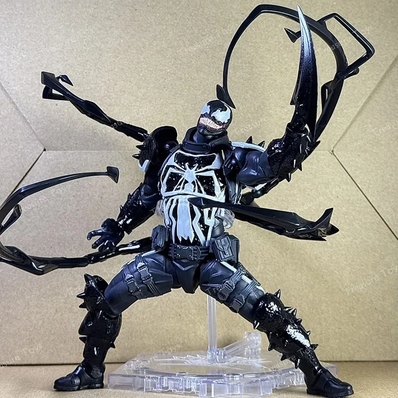 ألعاب Ct سبايدرمان Shf Agent Venom شخصية مذهلة ياماغوتشي الرجل العنكبوت مايلز موراليس أنيمي شخصيات الحركة ألعاب هدايا مخصصة