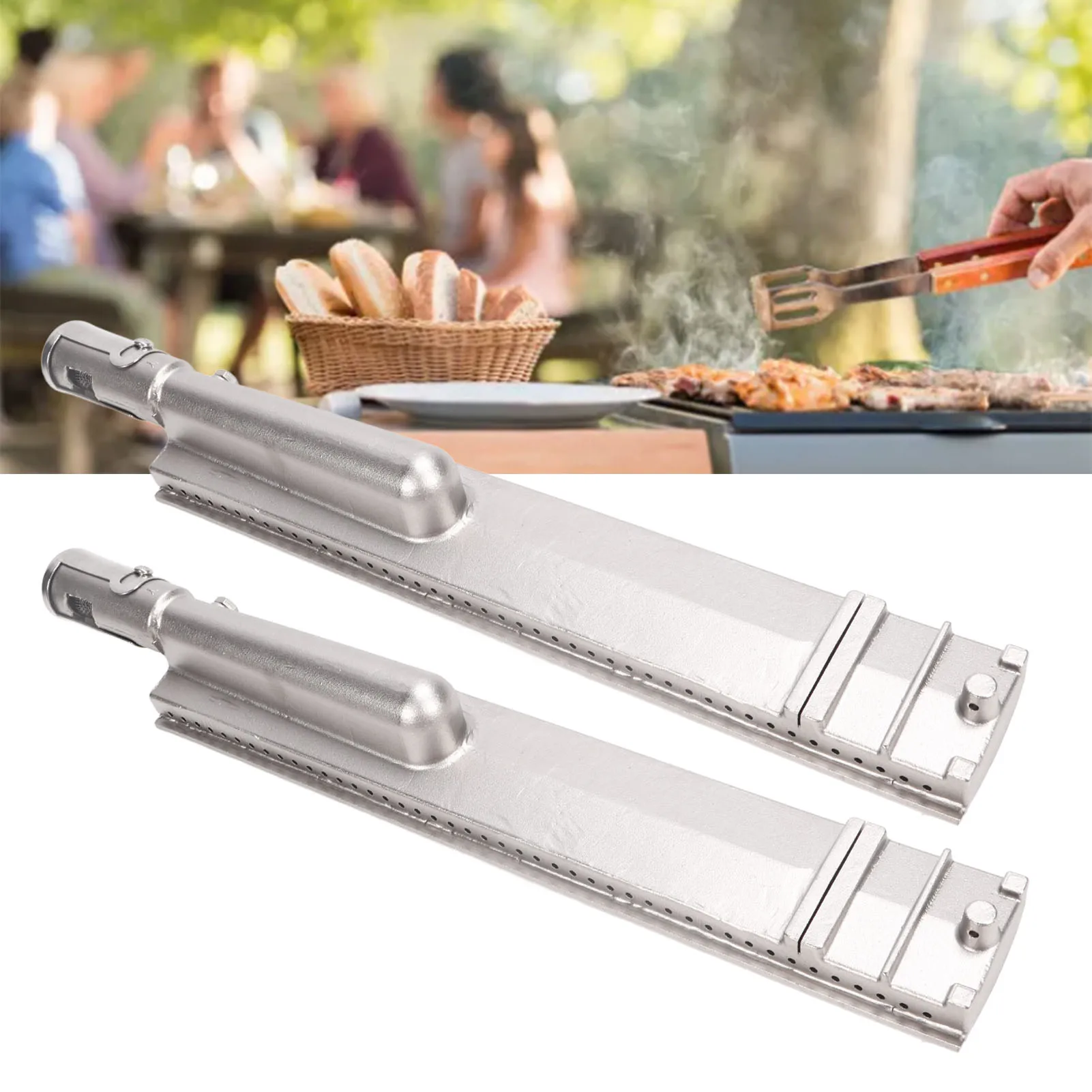 4 Teile/satz Gas Grill Brenner 304 Edelstahl Hochfeste Hitzebeständige BBQ Grill Brenner Rohre
