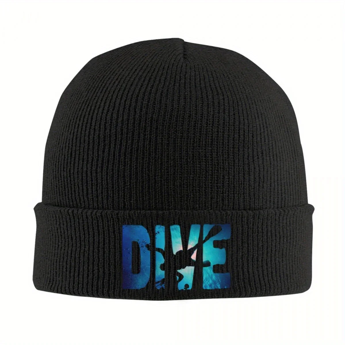 2026 Scuba Diving Diver In The Deep Water Hats Autumn Winter Beanie Fashion Funny Dive Caps Men Women Acrylic Skullcap