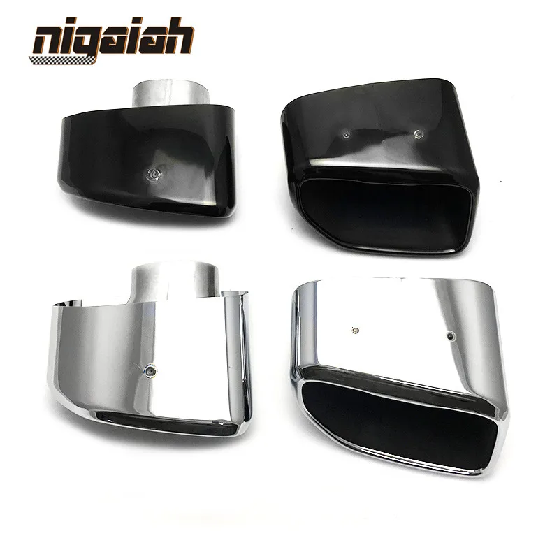 For BMW X series G01 X1 x2 X3 X4 silver -white titanium black stainless steel tail air -tailed muffler tube end